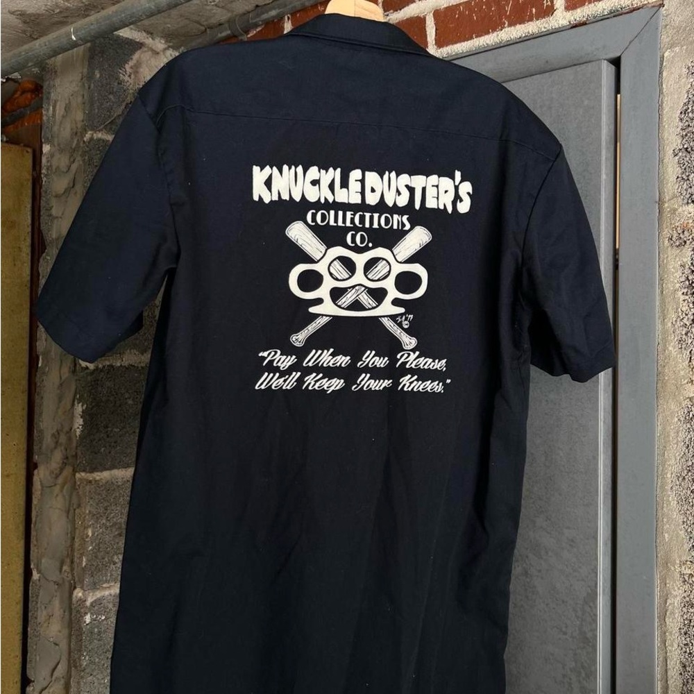 Dickies Navy Graphic Work Shirt